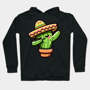 Dabbing Cactus Cinco De Mayo Hoodie